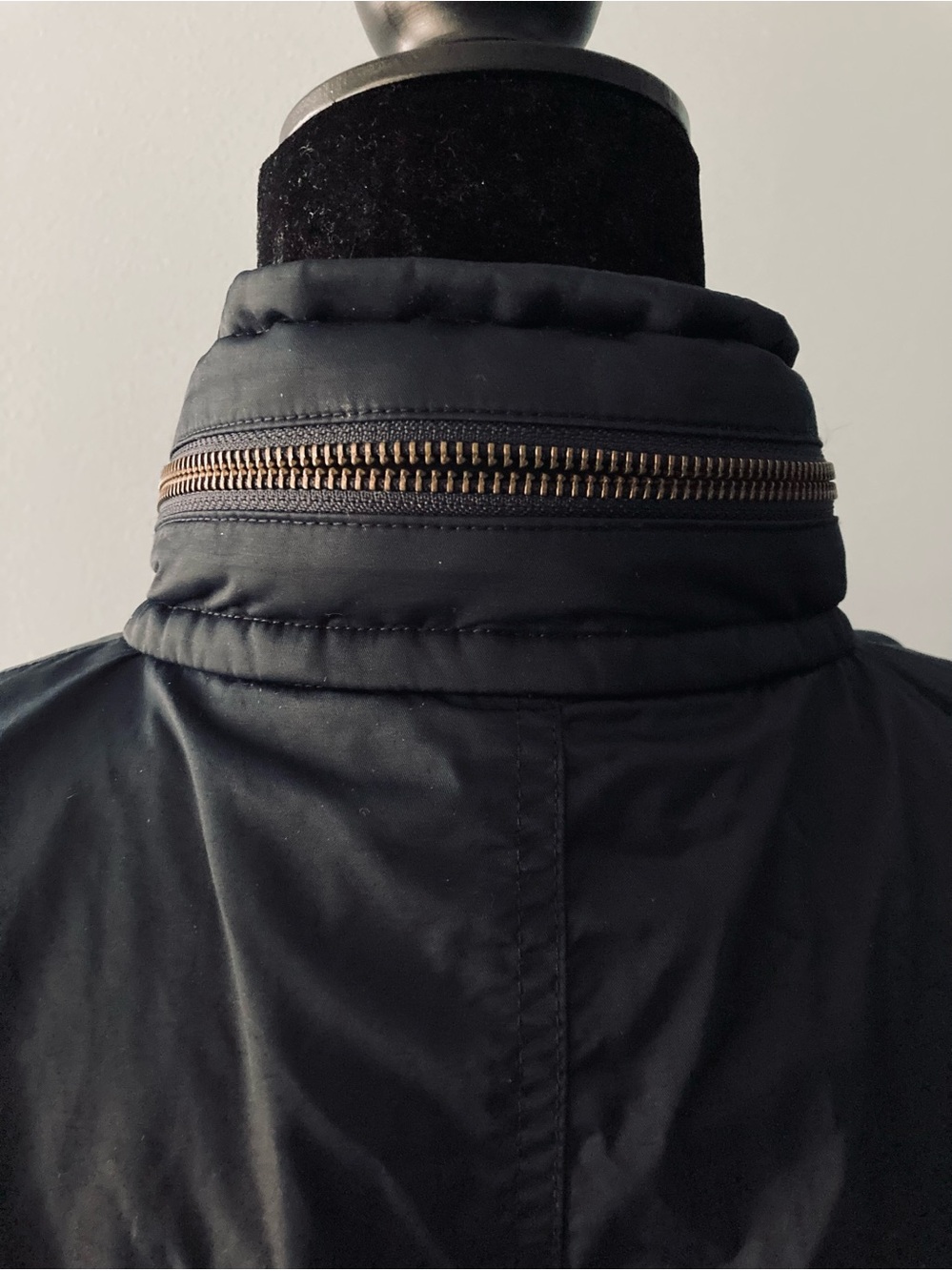 Banana Republic Dark Blue Field Jacket with Hideaway Hood Belt - Picture 7 of 16
